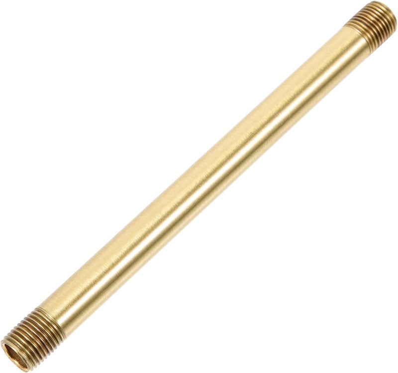 OSALADI Copper Lamp Stem Replacement Part M10 Hollow Threaded Straight Rod 4.76 Inch for DIY Lamp Repair and Lighting Fixture Accessories - Image 1